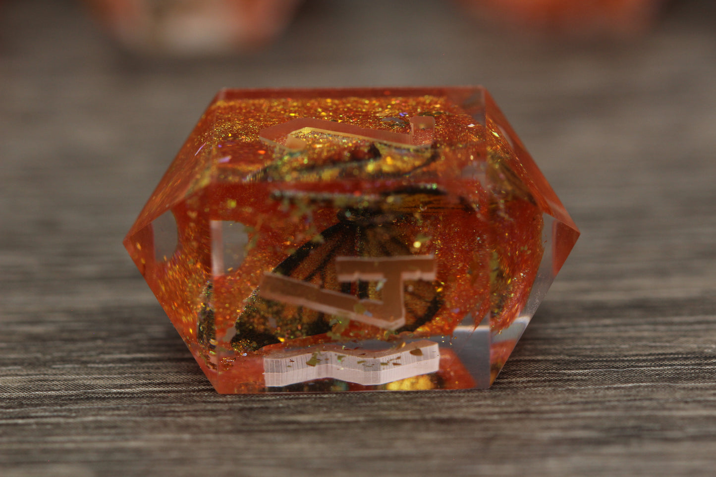 Raw Molten Monarch Dice Set