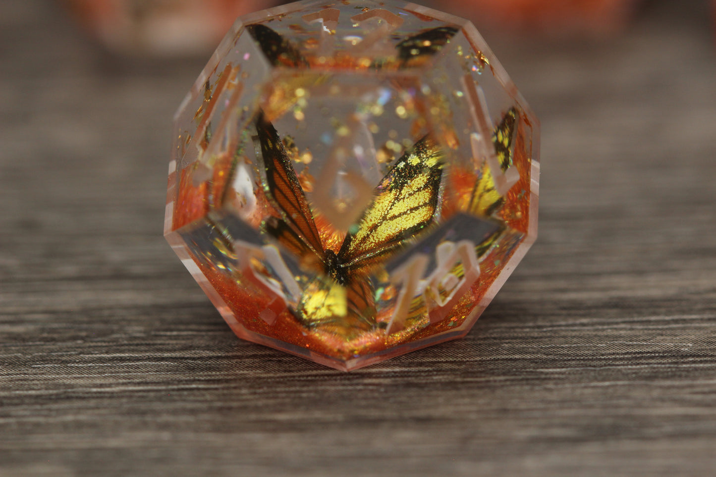 Raw Molten Monarch Dice Set