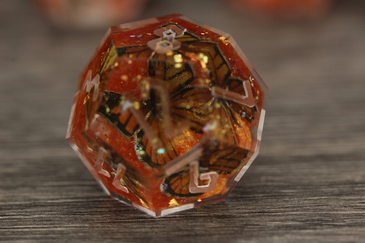 Raw Molten Monarch Dice Set