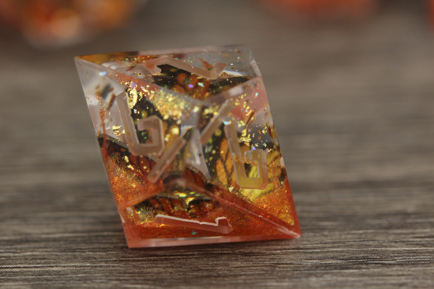 Raw Molten Monarch Dice Set