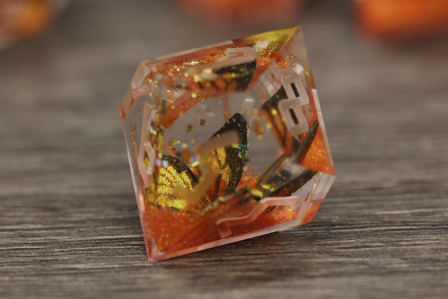 Raw Molten Monarch Dice Set