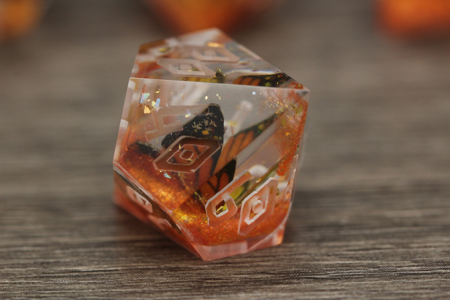 Raw Molten Monarch Dice Set