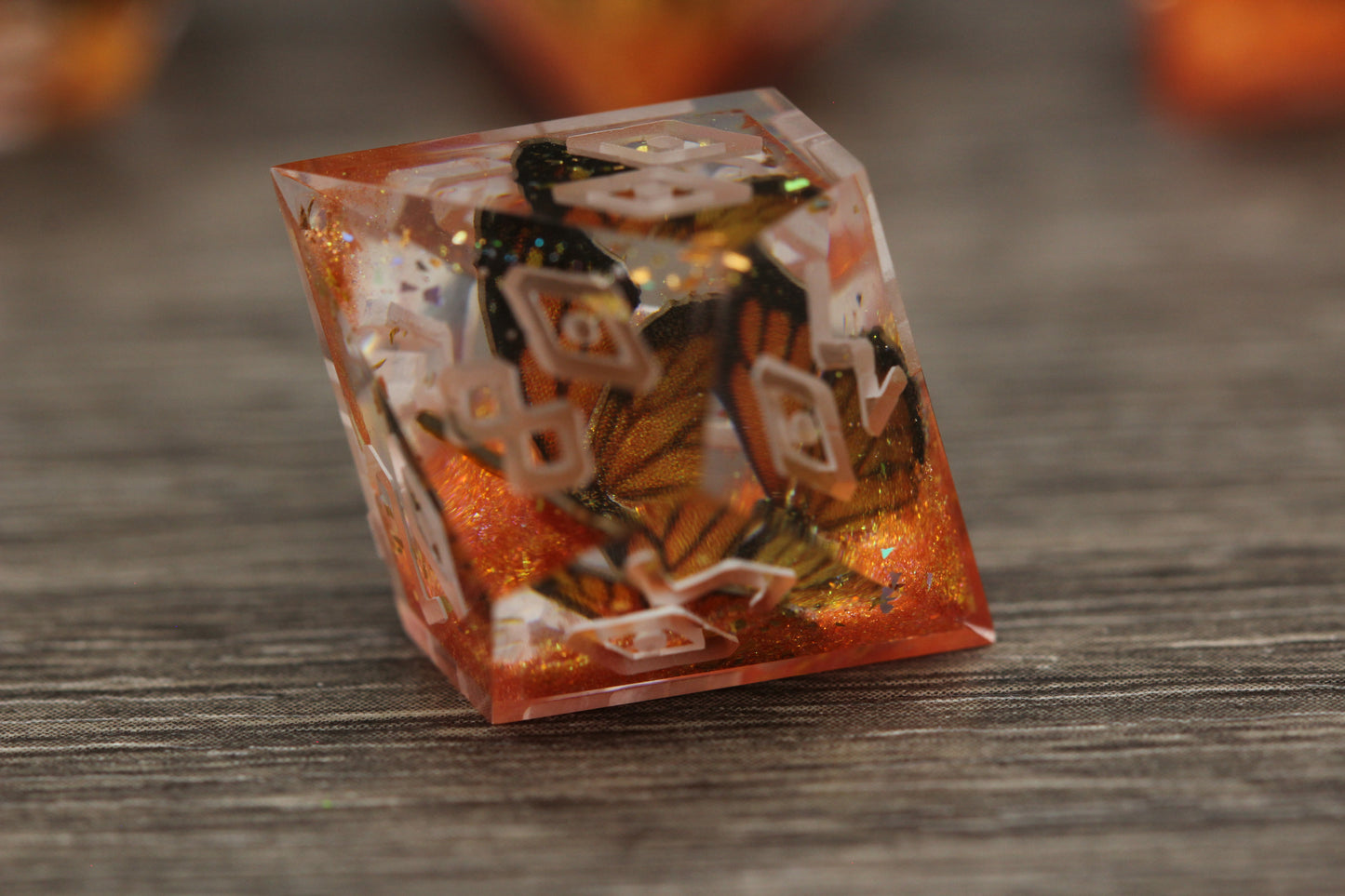 Raw Molten Monarch Dice Set