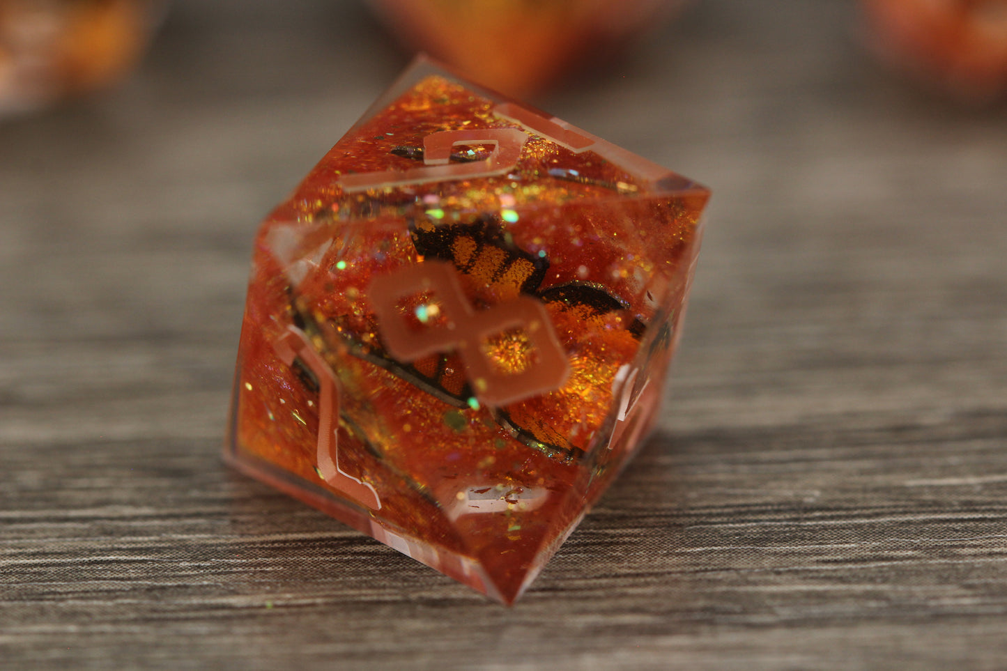 Raw Molten Monarch Dice Set