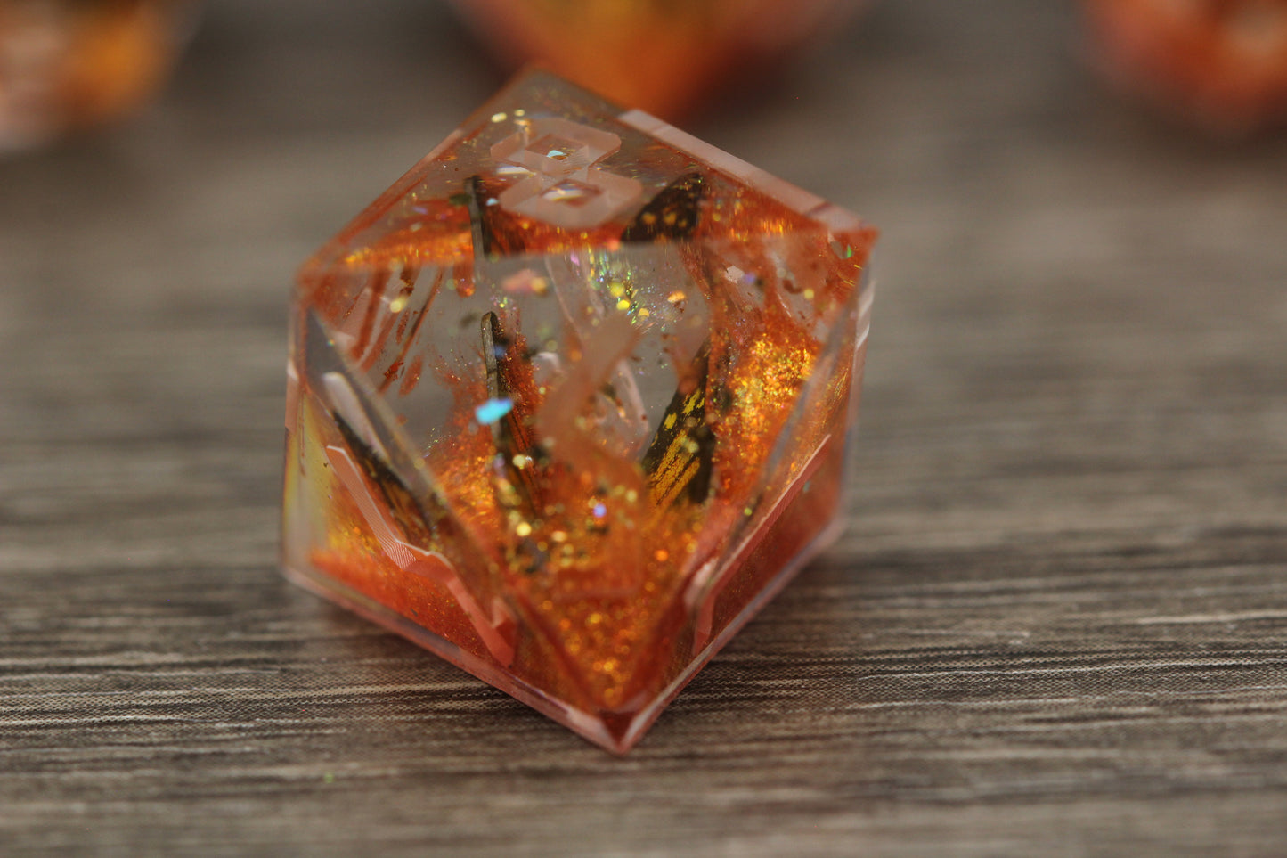 Raw Molten Monarch Dice Set