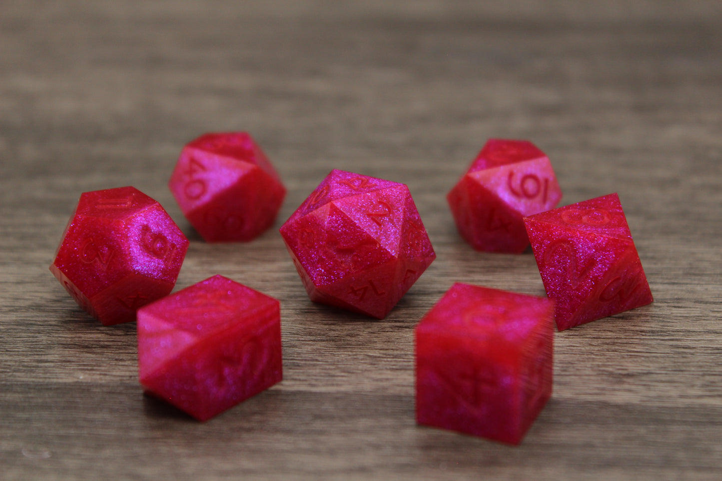 Raw Legally Pink Dice Set