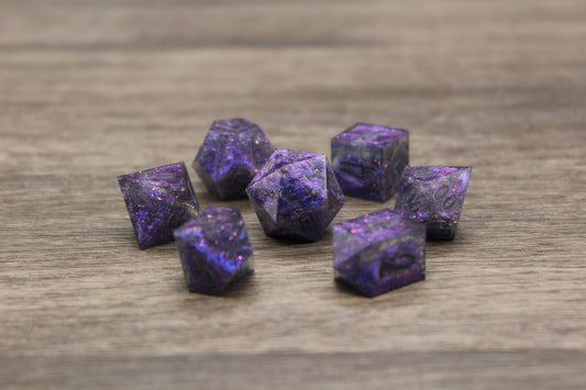 Raw Galactic Cloud Dice Set