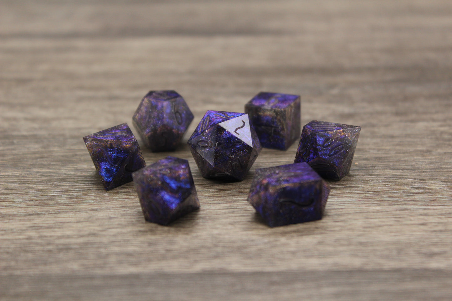 Raw Cosmic Mist Dice Set