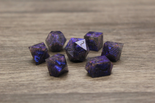 Raw Cosmic Mist Dice Set