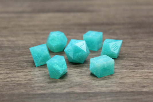 Raw Clear Skies Dice Set