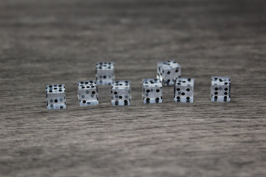 Clear D6 Dice Set