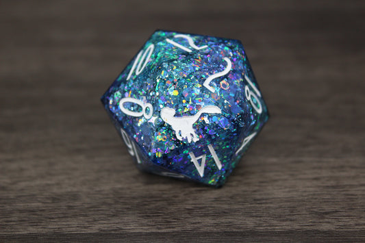 Blue Sparkle 40mm D20