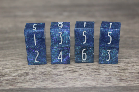 Shining Waters 8 Piece D6 Set