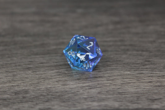 Clear Blue 20mm D20