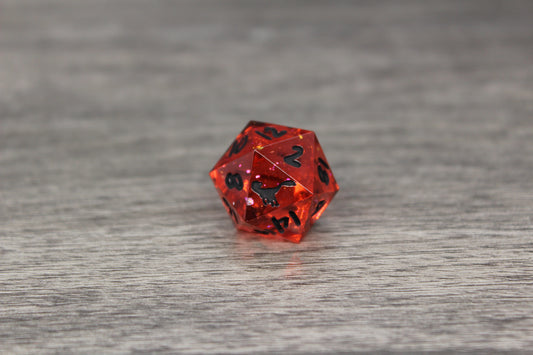 Clear Red 20mm D20