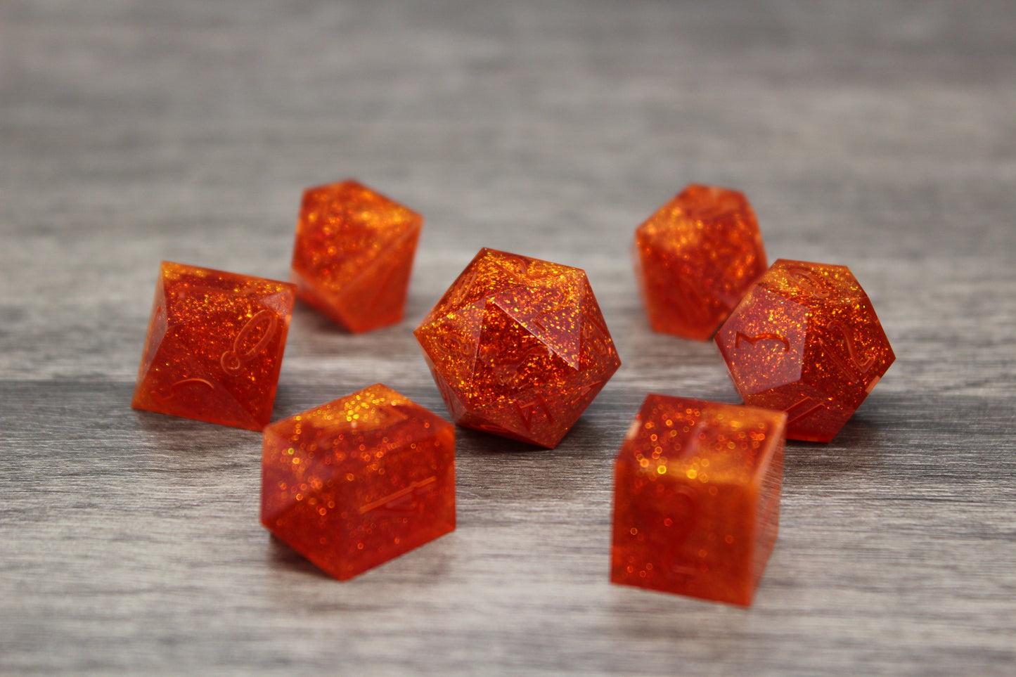 Raw Sun Shimmer Dice Set