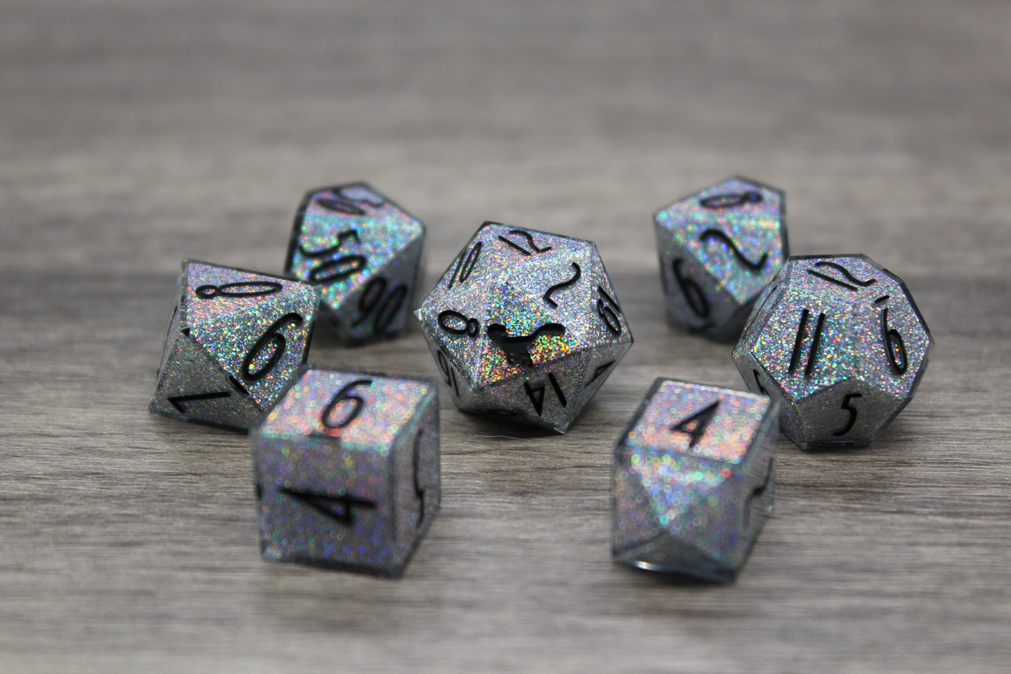 Holographic Dice Set