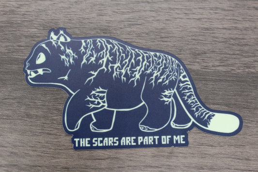 Scars Sticker
