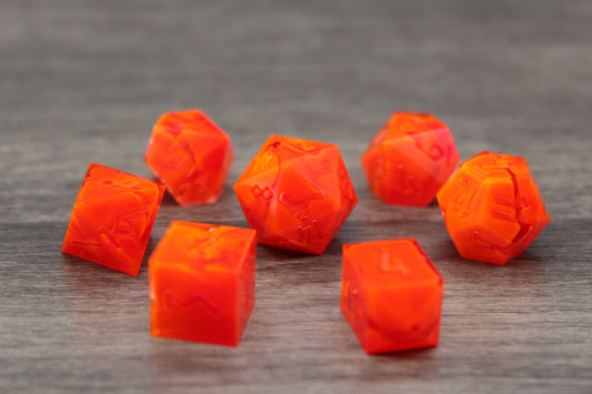 Raw Lava Flow Dice Set