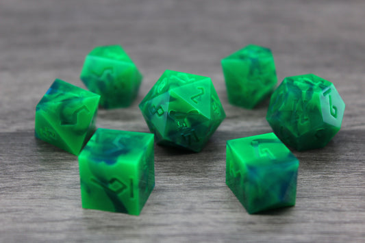Raw Neon Magic Dice Set