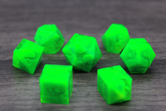 Raw Neon Ooze Dice Set