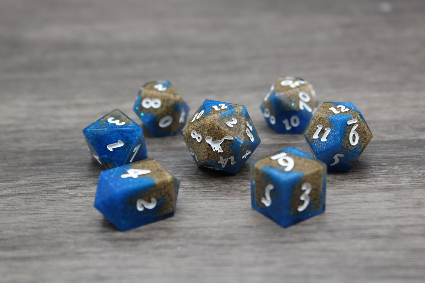 Hawaii Sand Charity Dice Set #3