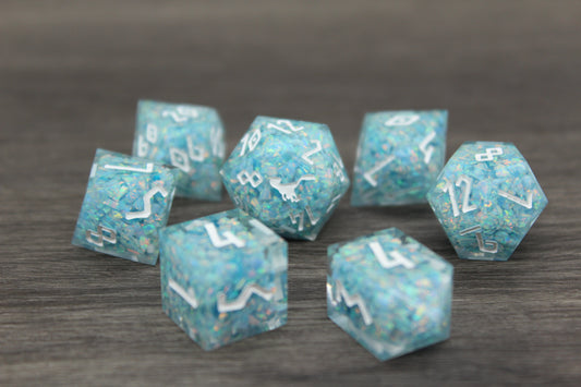 Sonic Gray Opal Dice Set