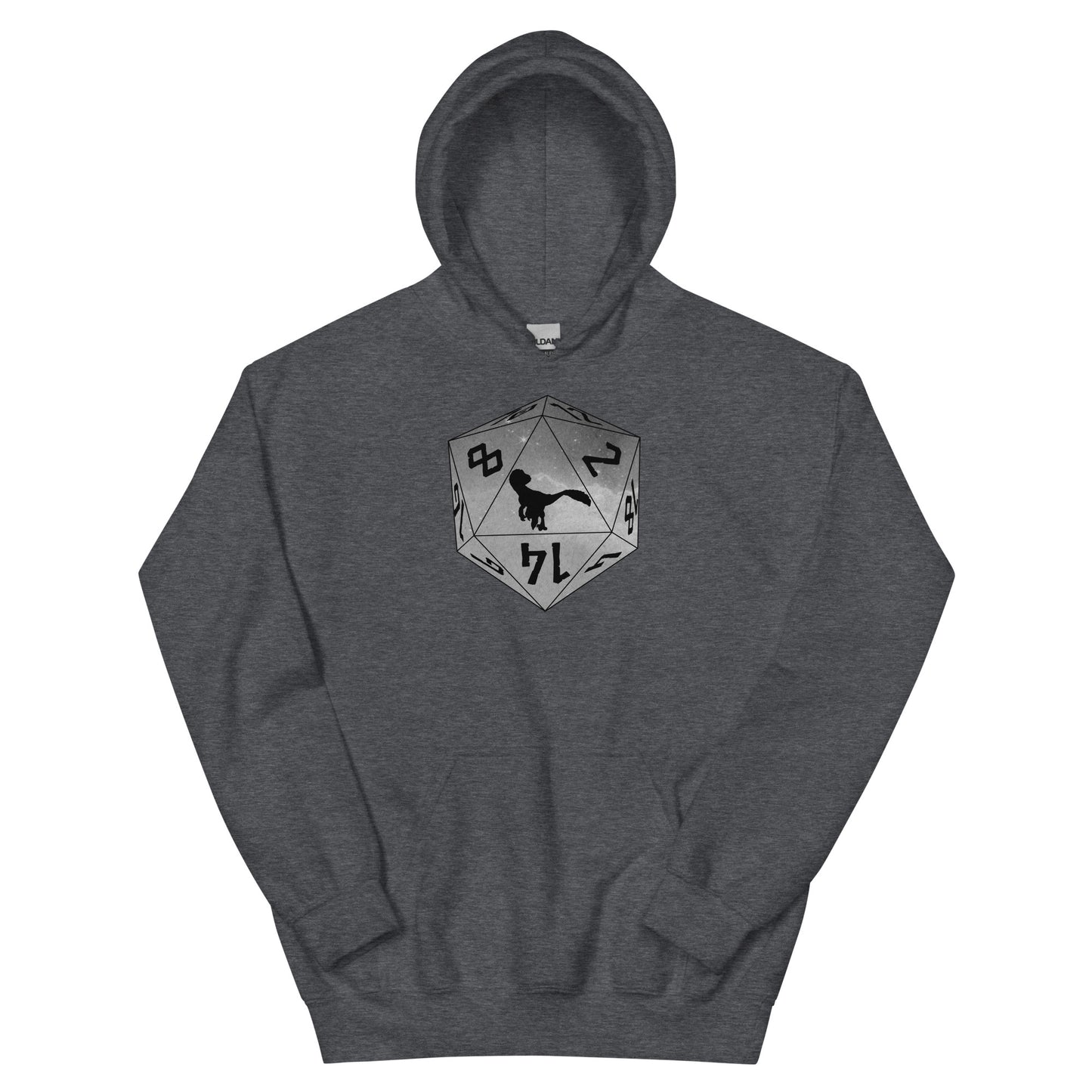 Pixel Raptor Dice Unisex Hoodie