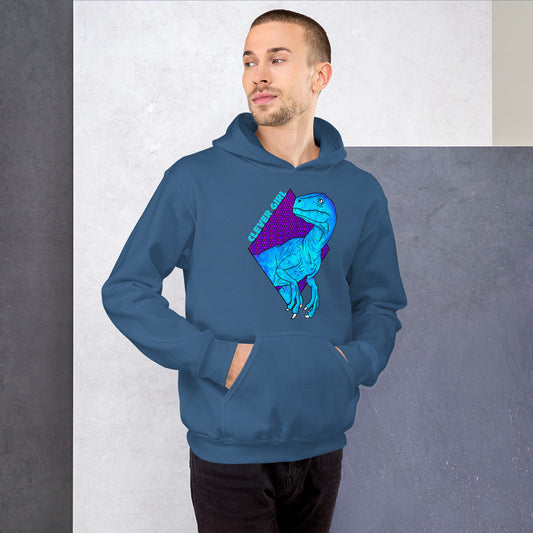 Blue Clever Girl Unisex Hoodie