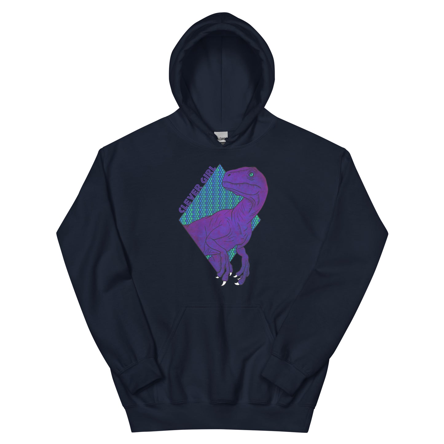 Purple Clever Girl Unisex Hoodie