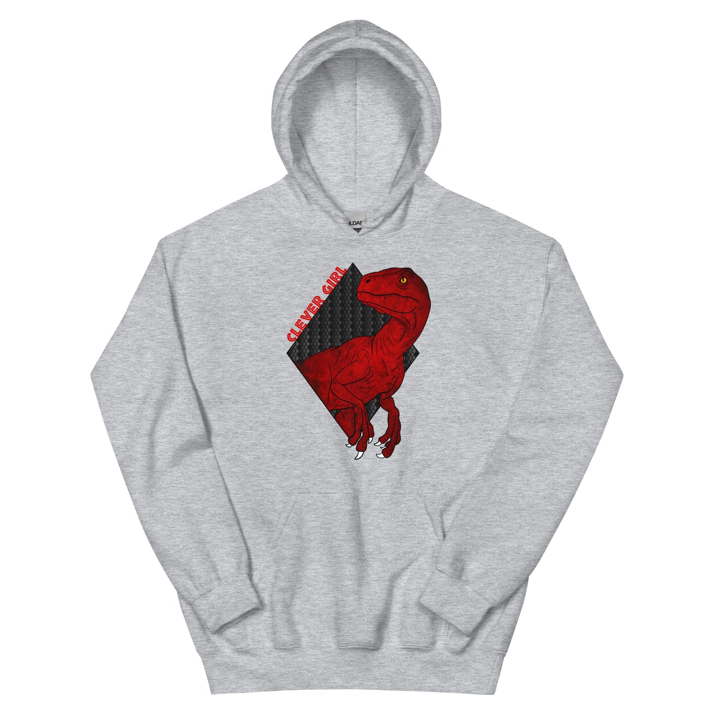 Red Clever Girl Unisex Hoodie