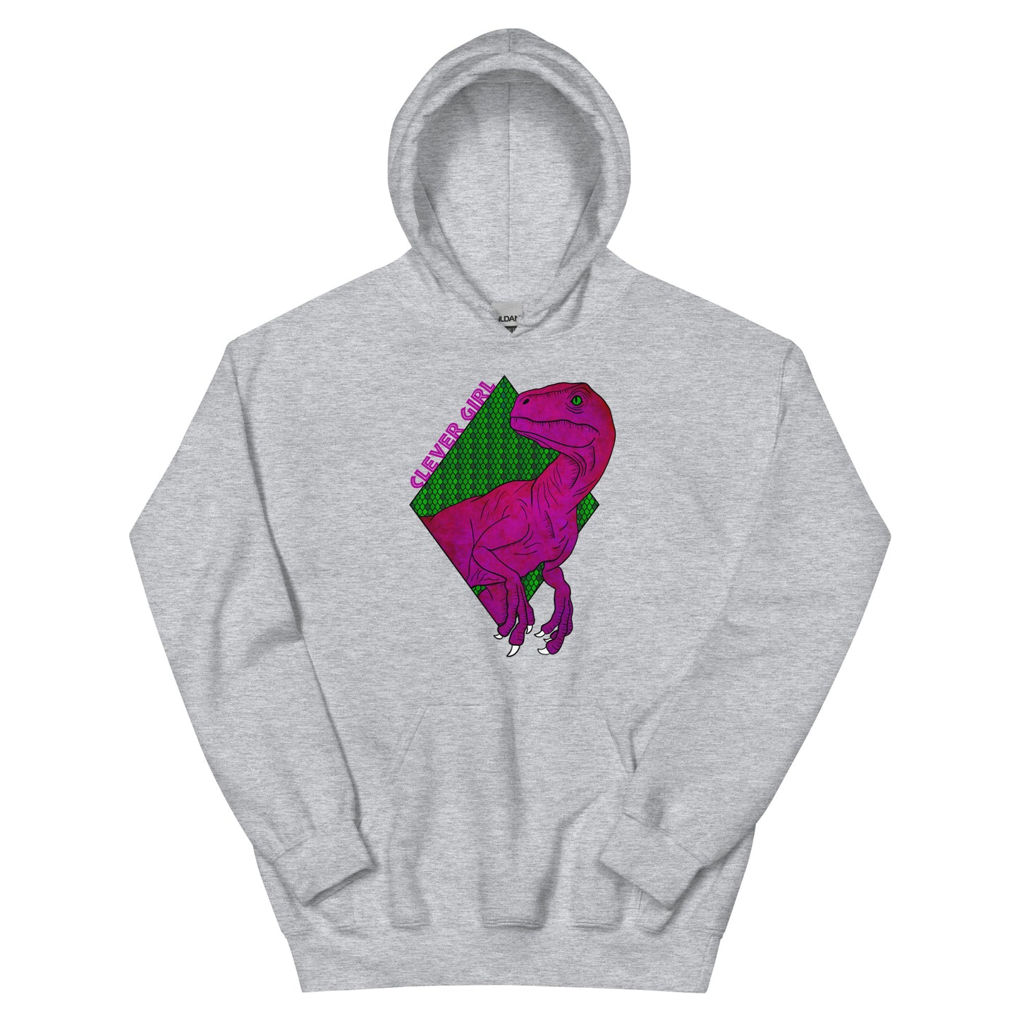 Pink Clever Girl Unisex Hoodie