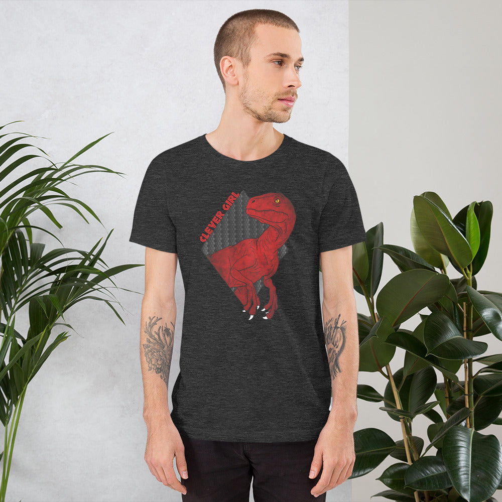 Red Clever Girl Unisex T-Shirt